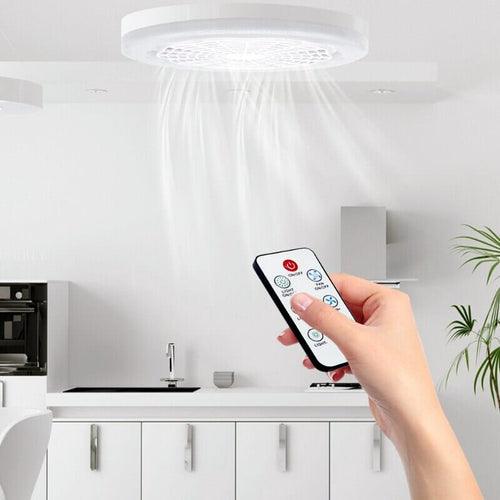 Ventilador LED 2 em 1 VentilaMax™ Frescor e Iluminação Prática