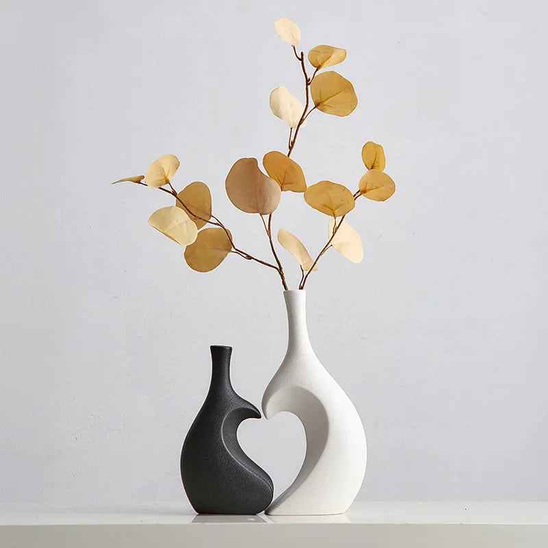 Vaso Oco em Forma de Coração Elegance-0198-OutletMup-OutletMup
