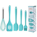 Kit Utensílios de Silicone - 5 Peças