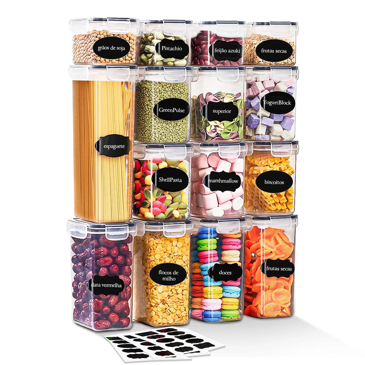 Conjunto de Potes Herméticos para Alimentos Mup-0035-OutletMup-OutletMup
