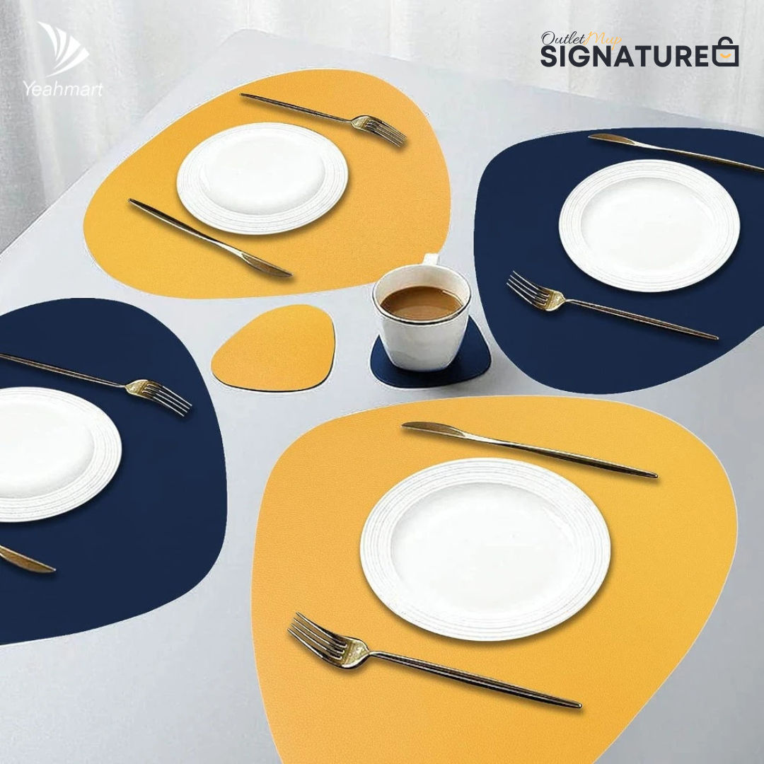 Jogo Americano em Couro Signature-0185-OutletMup-OutletMup