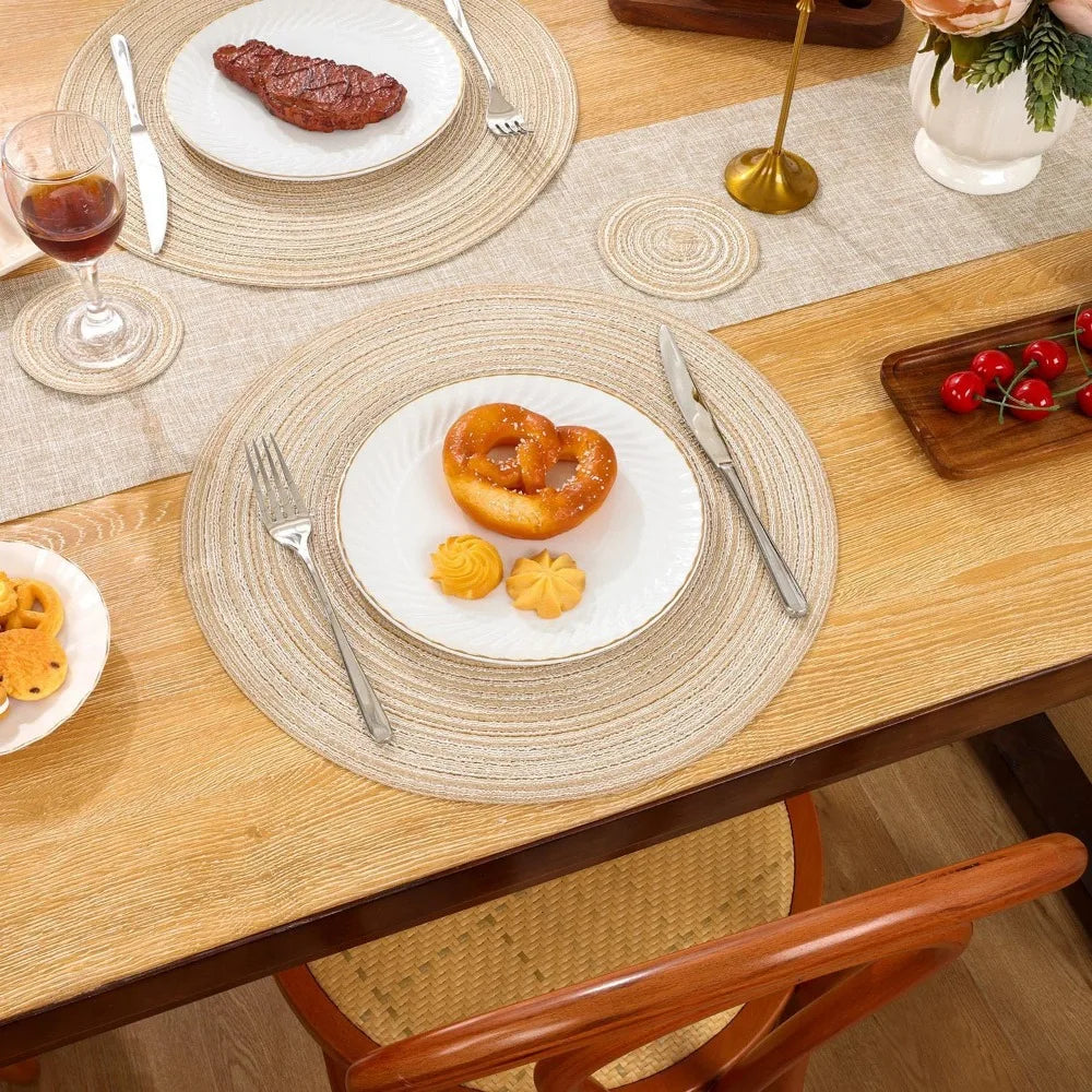 Conjunto Jogo Americano Trançado Signature-0192-OutletMup-OutletMup