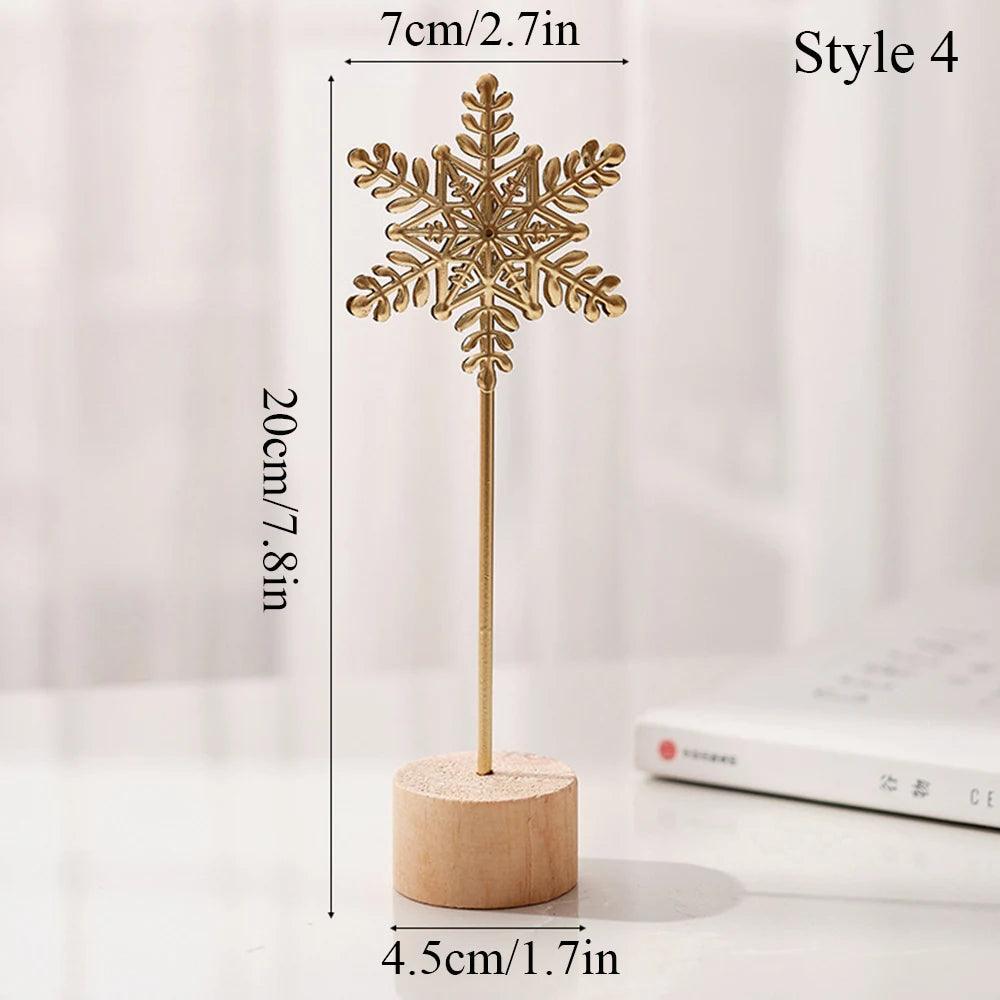 Escultura de Folha de Ginkgo em Ouro Nórdico para Decoração Elegante Mup-0043-OutletMup-A4-OutletMup