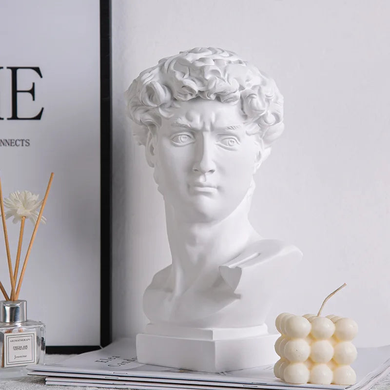 Escultura Cabeça de David Elegance-0173-OutletMup-OutletMup