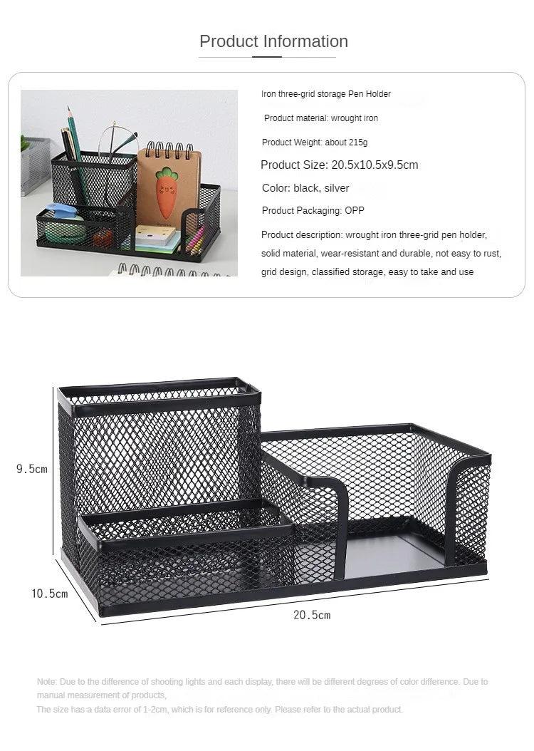 Porta Canetas e Lápis de Metal Perfeito para Estudantes