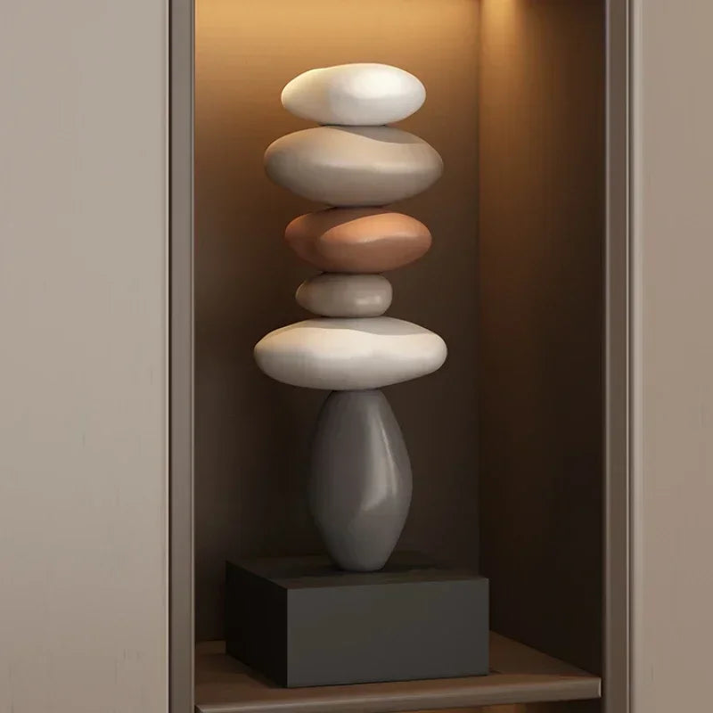 Escultura Decorativa de Pedra Elegance-0170-OutletMup-OutletMup