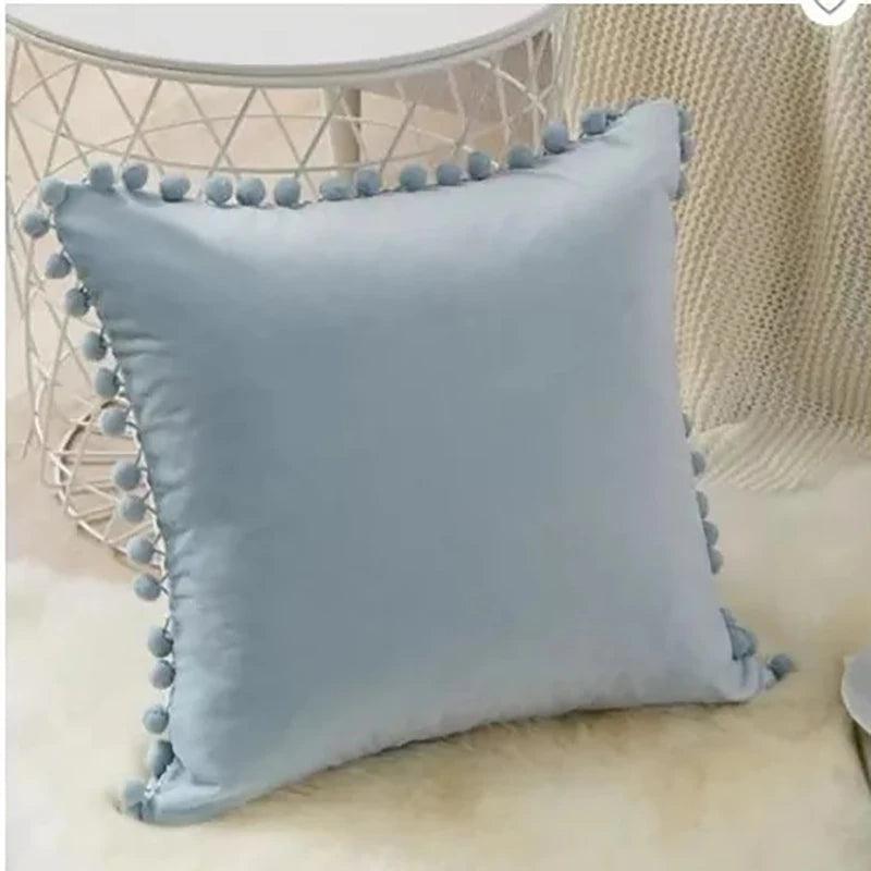 Capa de Almofada de Veludo com Bolinhas Mup-0023-OutletMup-OutletMup