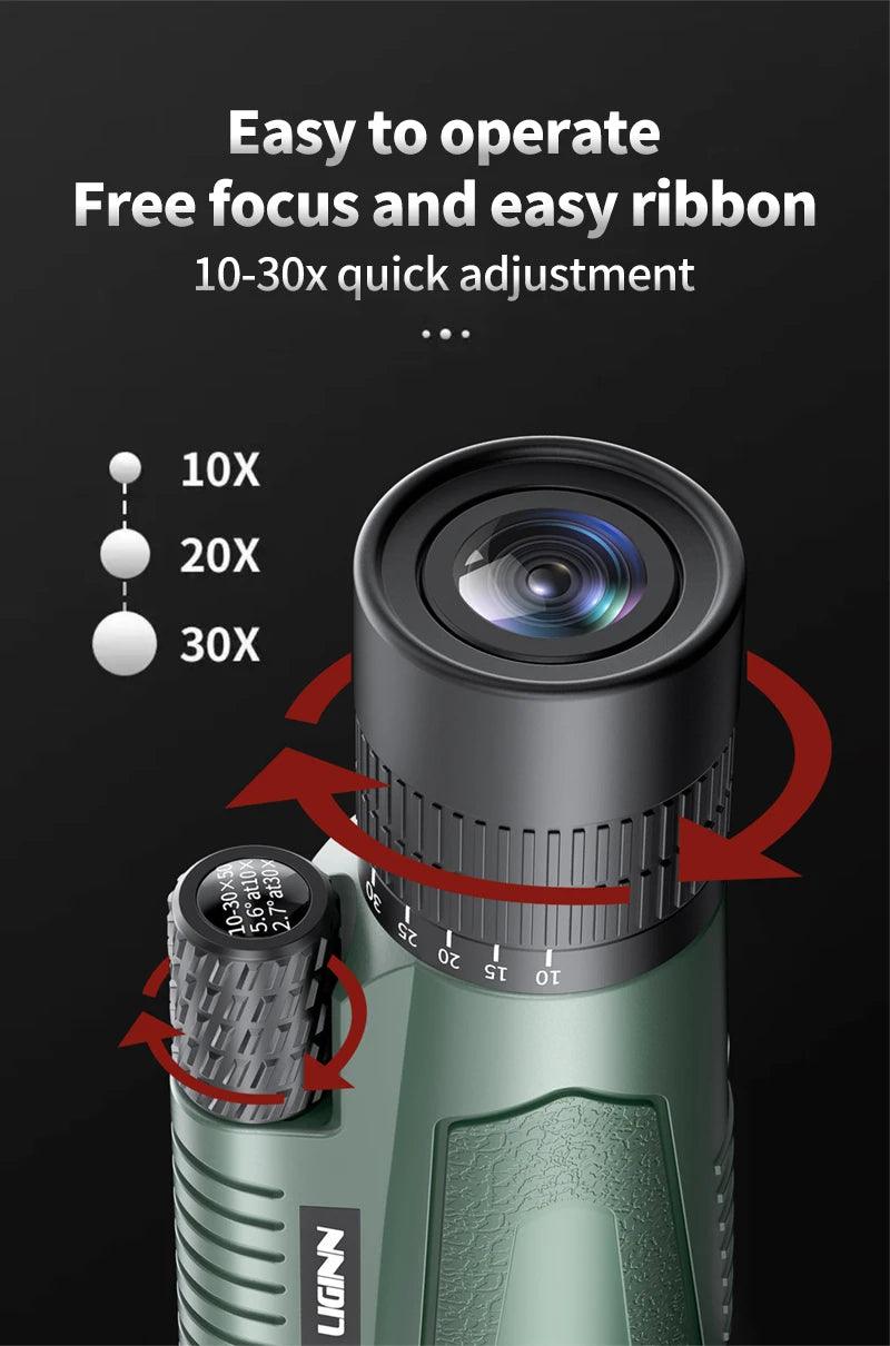 Monóculo Astronômico com Tripé e Adaptador para Celular