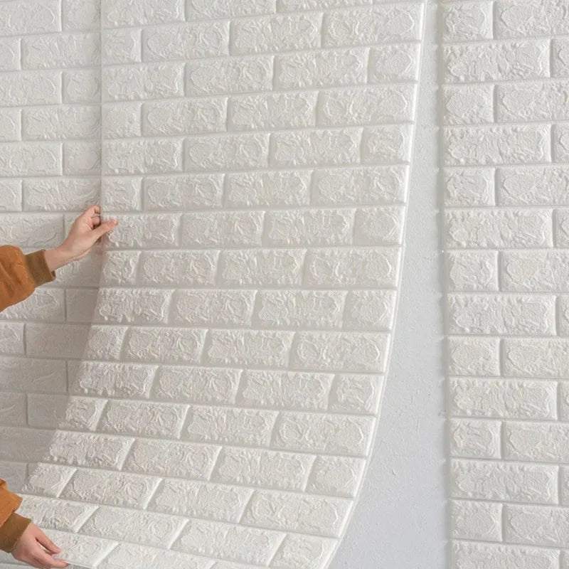Papel de Parede 3D Tijolos Autoadesivo (Rolo 10m de Comprimento) Mup-0115-OutletMup-OutletMup