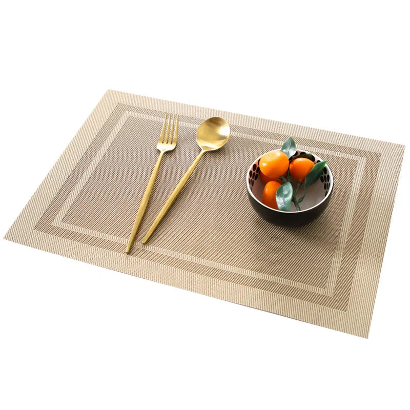 Jogo Americano Luxo em PVC - 4/6 Peças Mup-0065-OutletMup-6-OutletMup