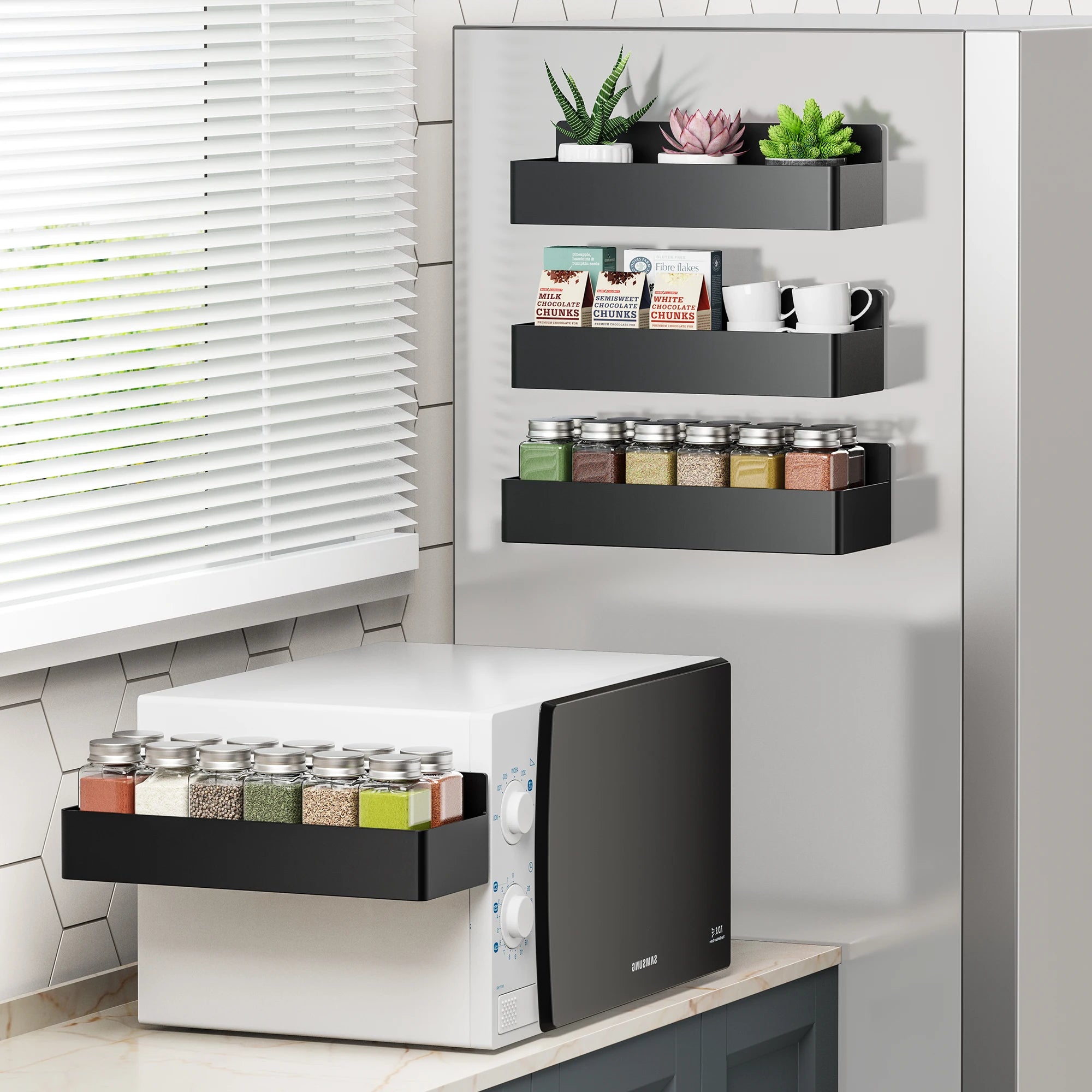 Porta Temperos Magnético para Geladeira-0181-OutletMup-OutletMup