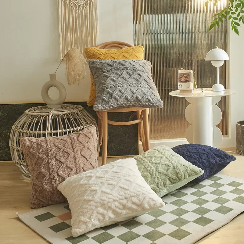 Capas de Almofada Geométricas em Jacquard-0195-OutletMup-OutletMup