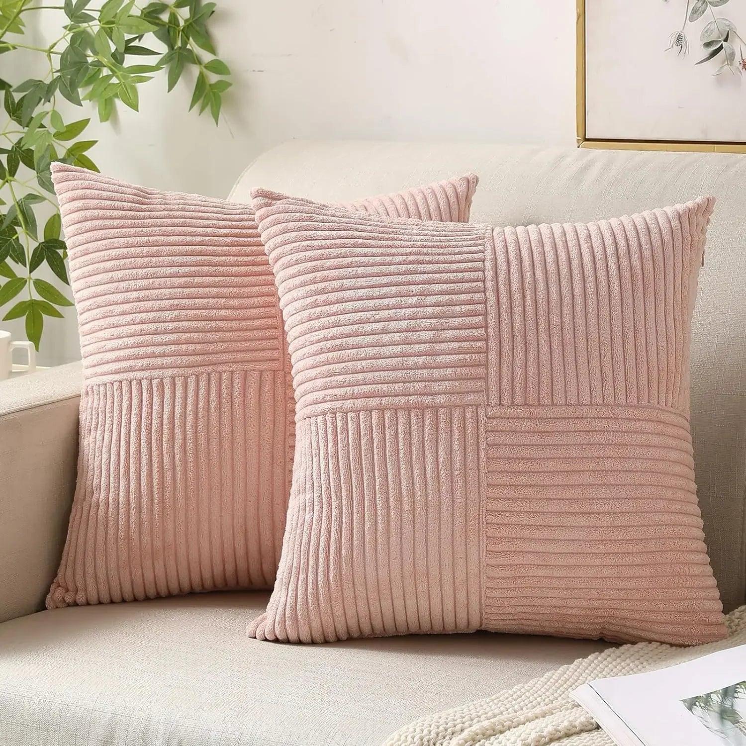 Conjunto 2 Capas de Almofada Macias e Elegantes Mup-0031-OutletMup-Rosa-OutletMup