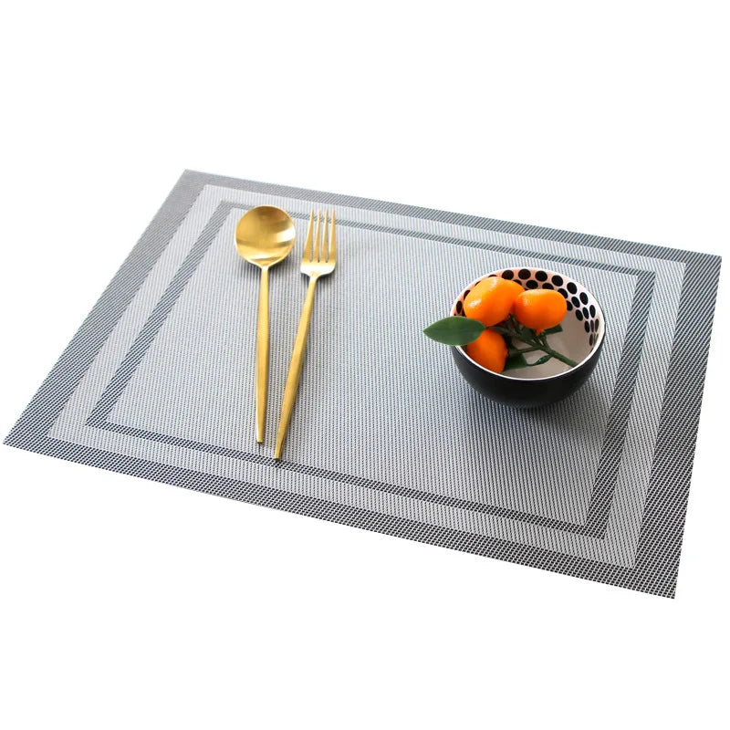 Jogo Americano Luxo em PVC - 4/6 Peças Mup-0065-OutletMup-10-OutletMup