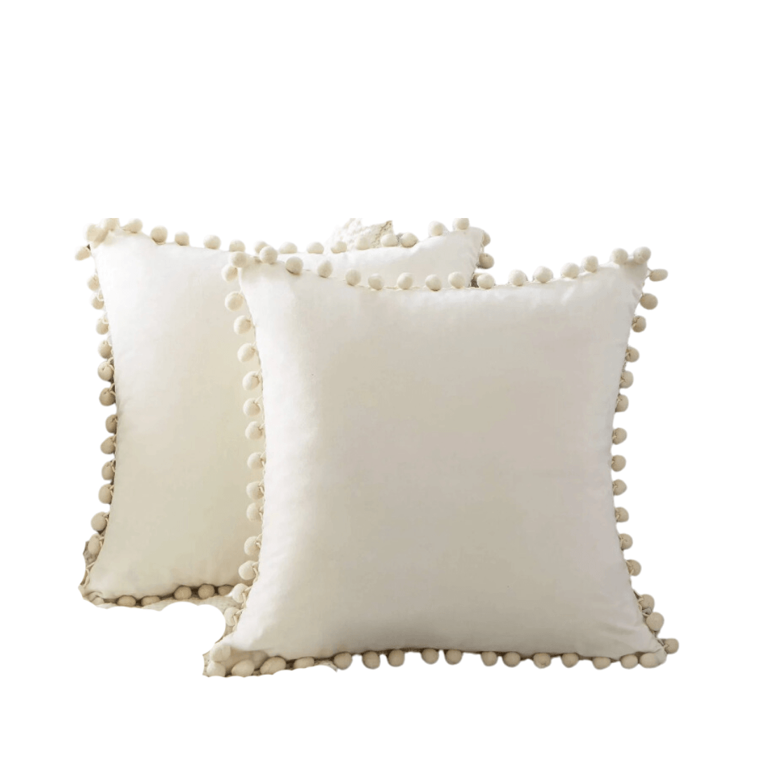 Capa de Almofada de Veludo com Bolinhas Mup-0023-OutletMup-OutletMup