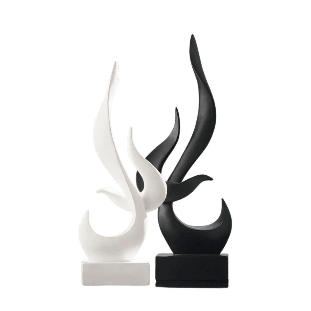 Escultura Abstrata em Resina para Decoração Moderna de Casa e Escritório Mup-0042-OutletMup-OutletMup