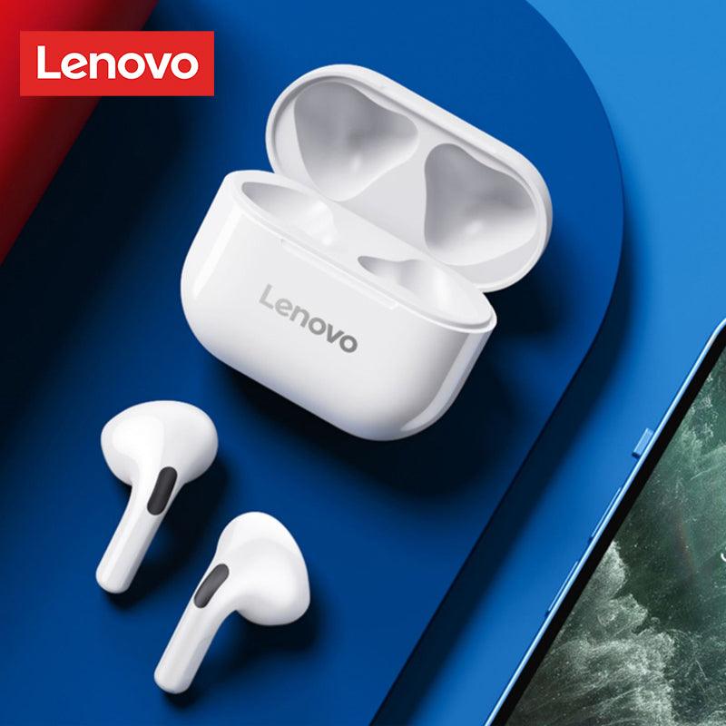 Fone de Ouvido Bluetooth Lenovo LP40 com Som Estéreo e Controle Touch