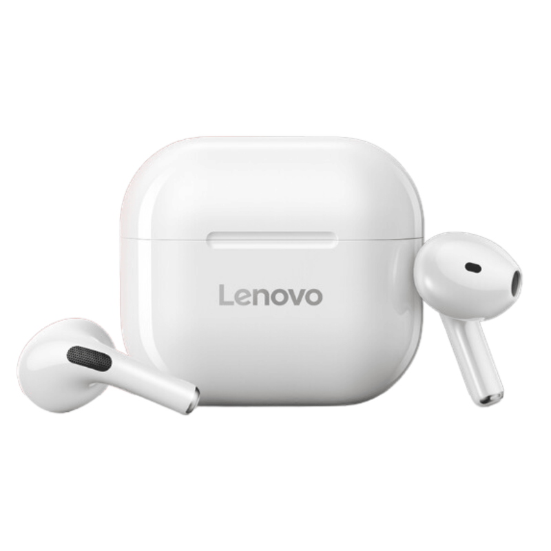 Fone de Ouvido Bluetooth Lenovo LP40 com Som Estéreo e Controle Touch