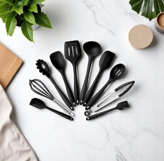 Utensílios em Silicone 12 Unidades