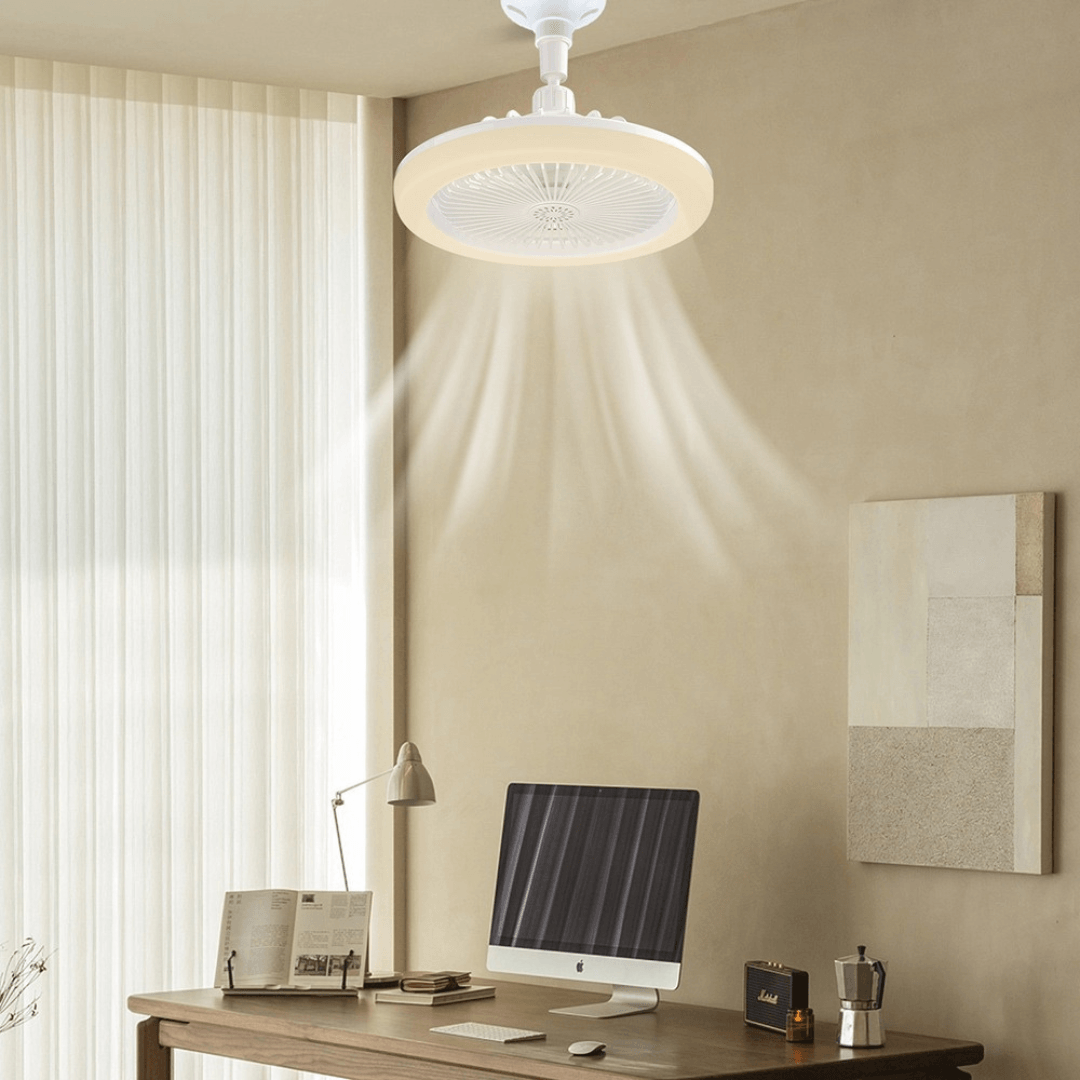 Ventilador De Teto Com Lampada LED Integrada Com Controle Mup-0159-OutletMup-OutletMup